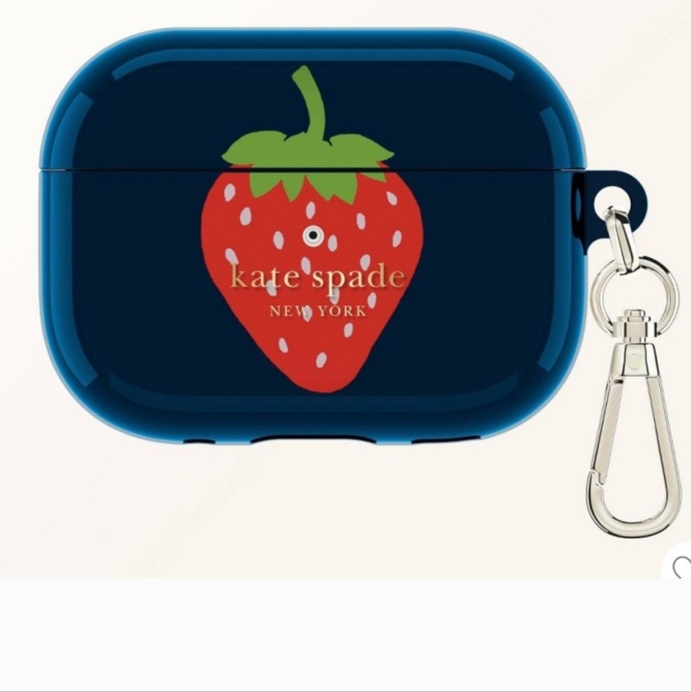 NWT Kate Spade Strawberry AirPods Pro Case